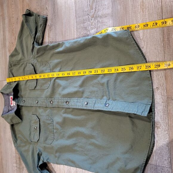 Wrangler Flex Comfort Short Sleeved Button Down Shirt Mens Size Small - Picture 6 of 7